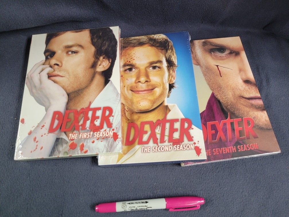 Dexter Original Series, Season 1, 2, And 7, New In Box