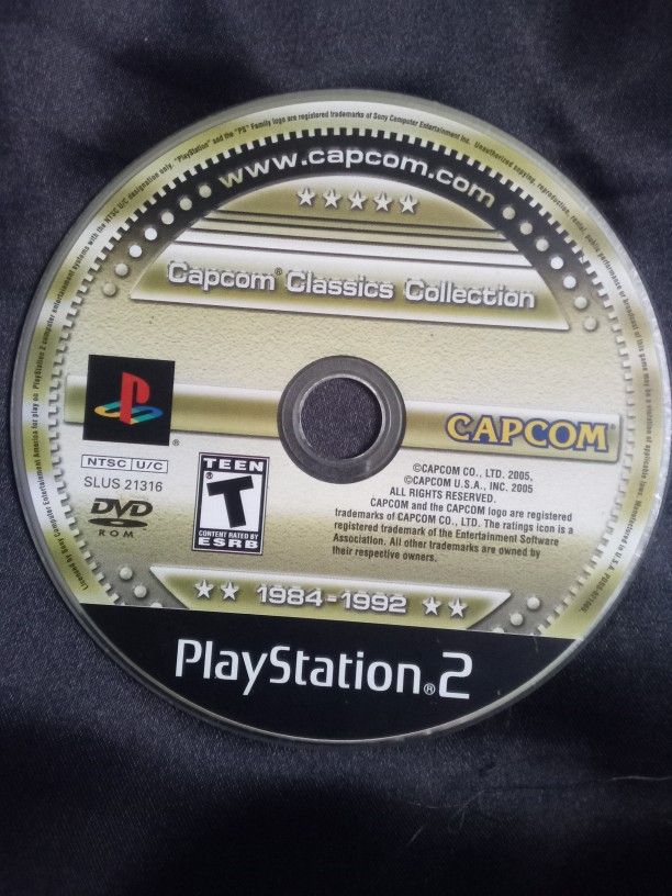 Capcom Classics Collection PS2
