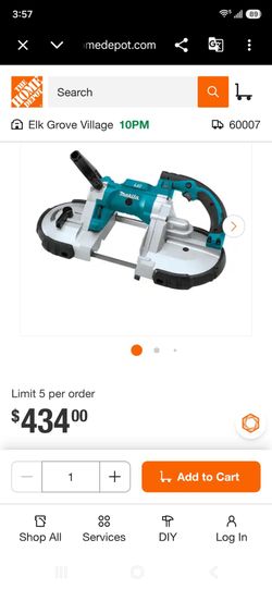 Makita Cordless Portable Band Saw