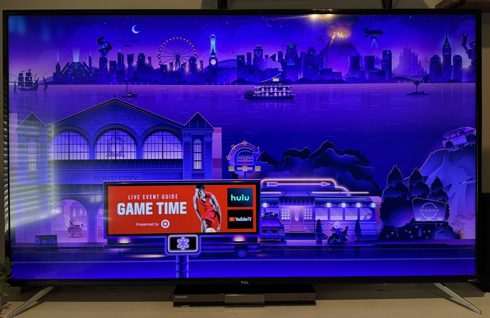 TCL 65” Roku Smart TV - Good Condition