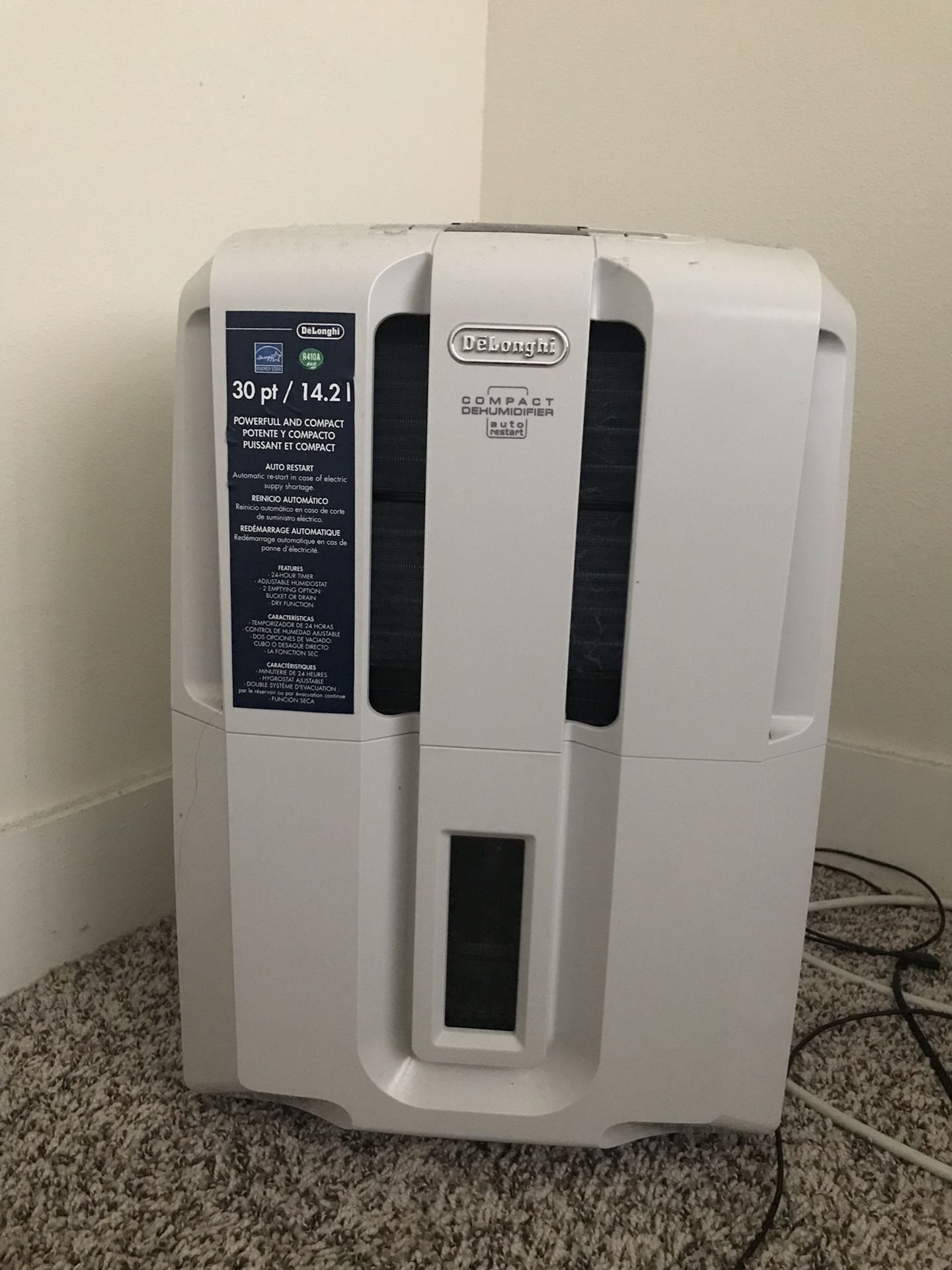 Dehumidifier for less. Powerful and quiet