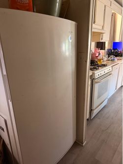 Deep tall freezer (white)
