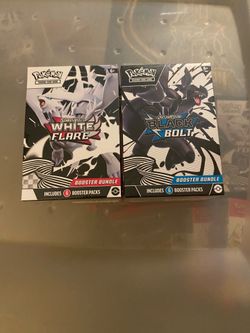 Pokémon white flare and black bolt booster bundle box