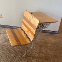 Antique School Desk