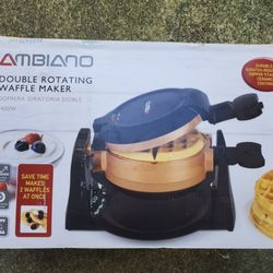 Double Rotating Waffle Maker: Never Used (Great Deal)