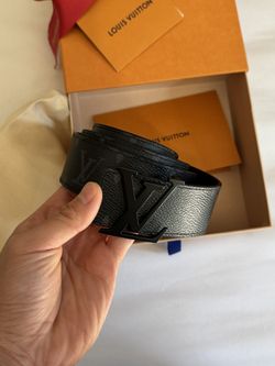 Louis Vuitton LV Initials 34mm Belt Black Monogram