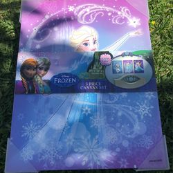 3 Piece Frozen Canvas set 