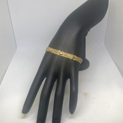 14KT Gold Heart Bracelet 