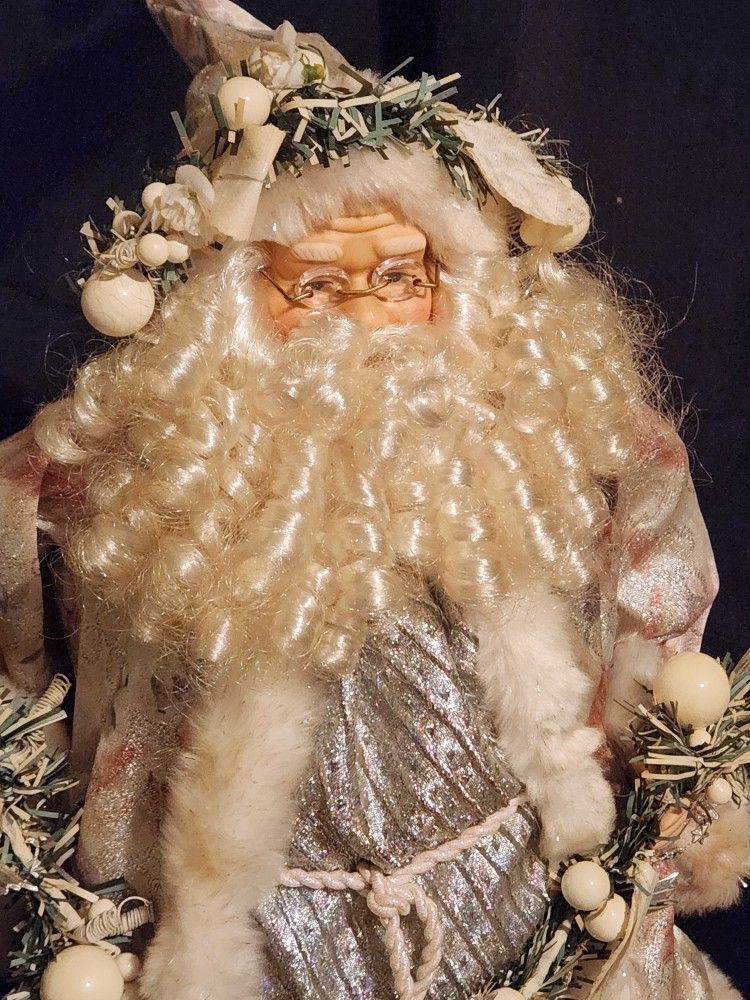 Holiday Santa Tree Topper 