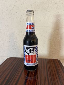 PEPSI Longneck 12 Oz Bottle ~ SHAQ Stuffin' 92-93 Season Orlando Magic