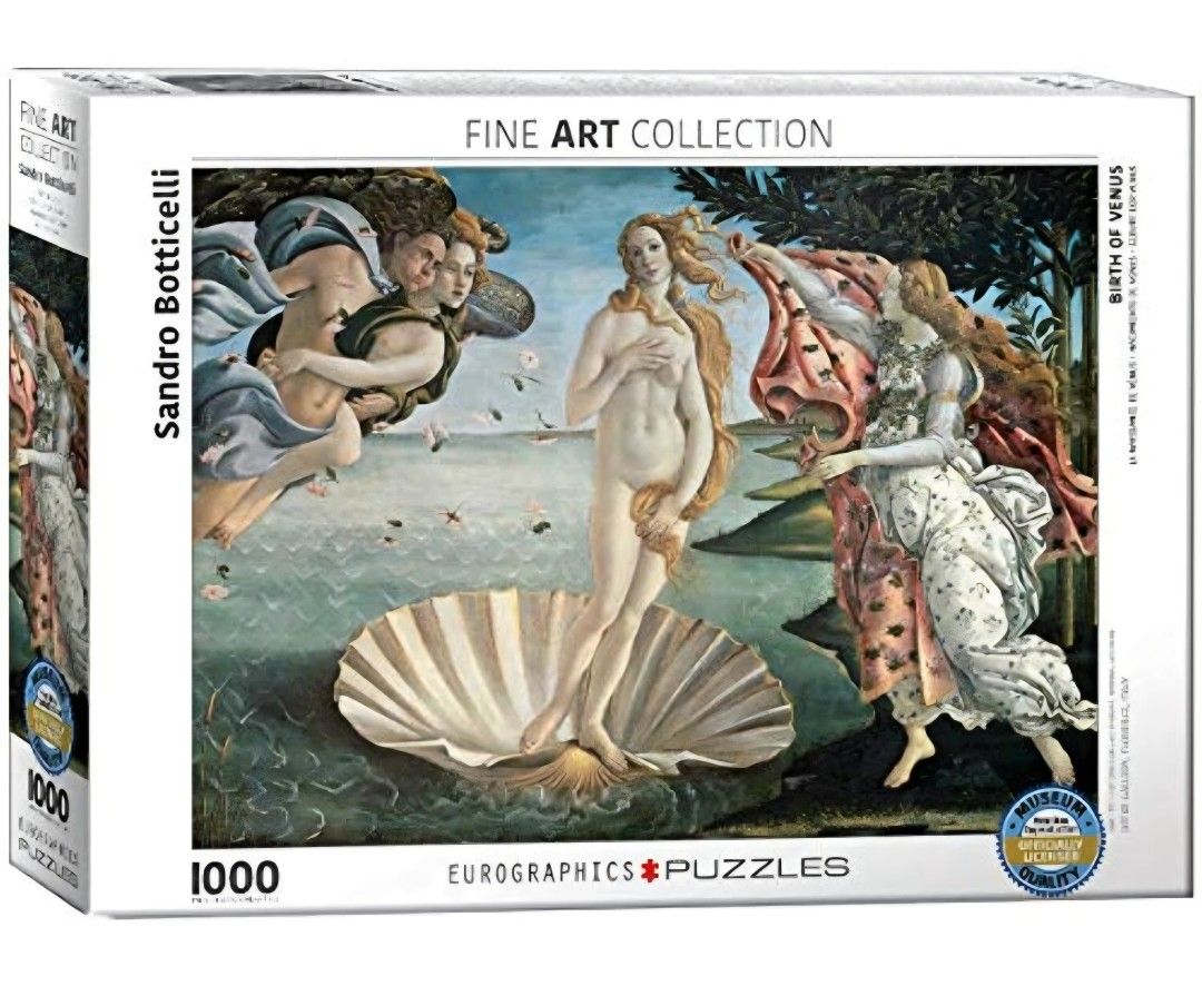 EuroGraphics Birth of Venus by Botticelli 1000 Piece Puzzle