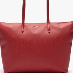 Lacoste tote top bag sale
