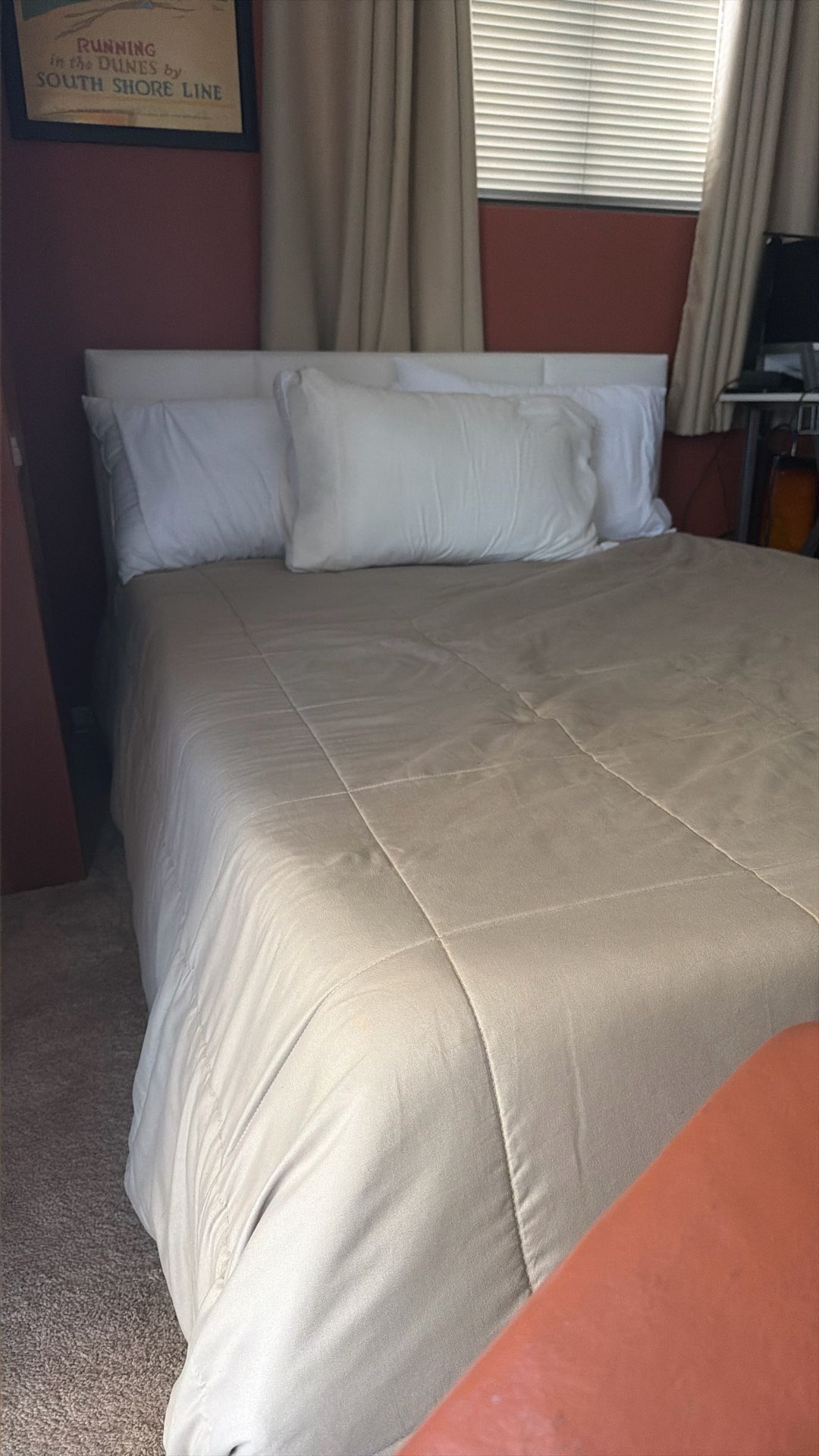 Bed Frame + Double Mattress