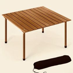 Traveling Wood Table