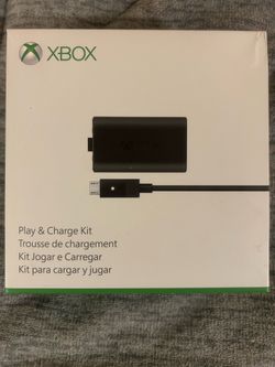Xbox Play and Charge: Compatible with Series S/X, 1400mAh Rechargeable Controller Battery