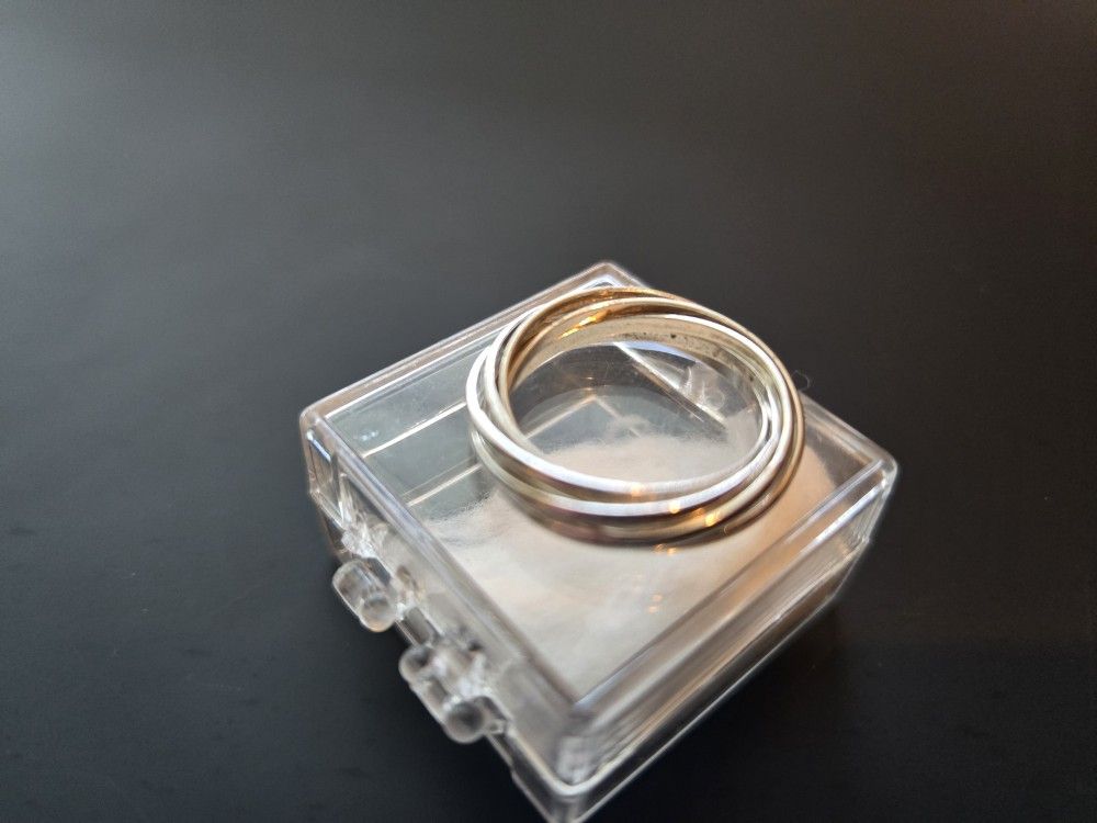 Sterling Silver 7 Piece Stackable Ring Size 6-6.5