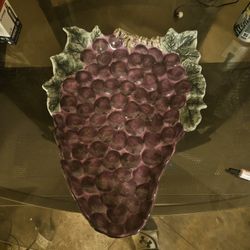 Certified International 16"  Raymond Waites® Grape Serving Dish