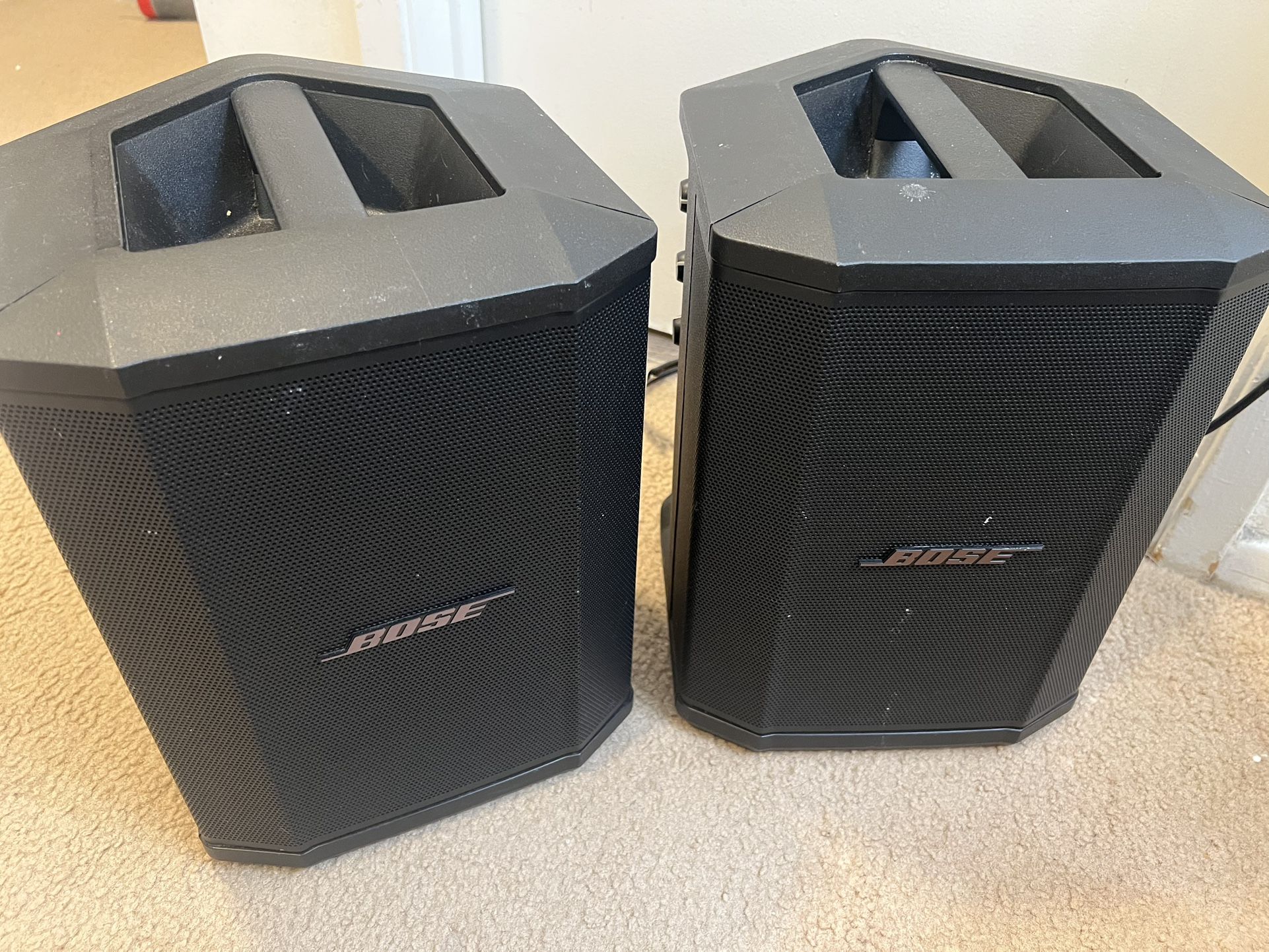 Set Of Two Bose S1 Pro Speakers