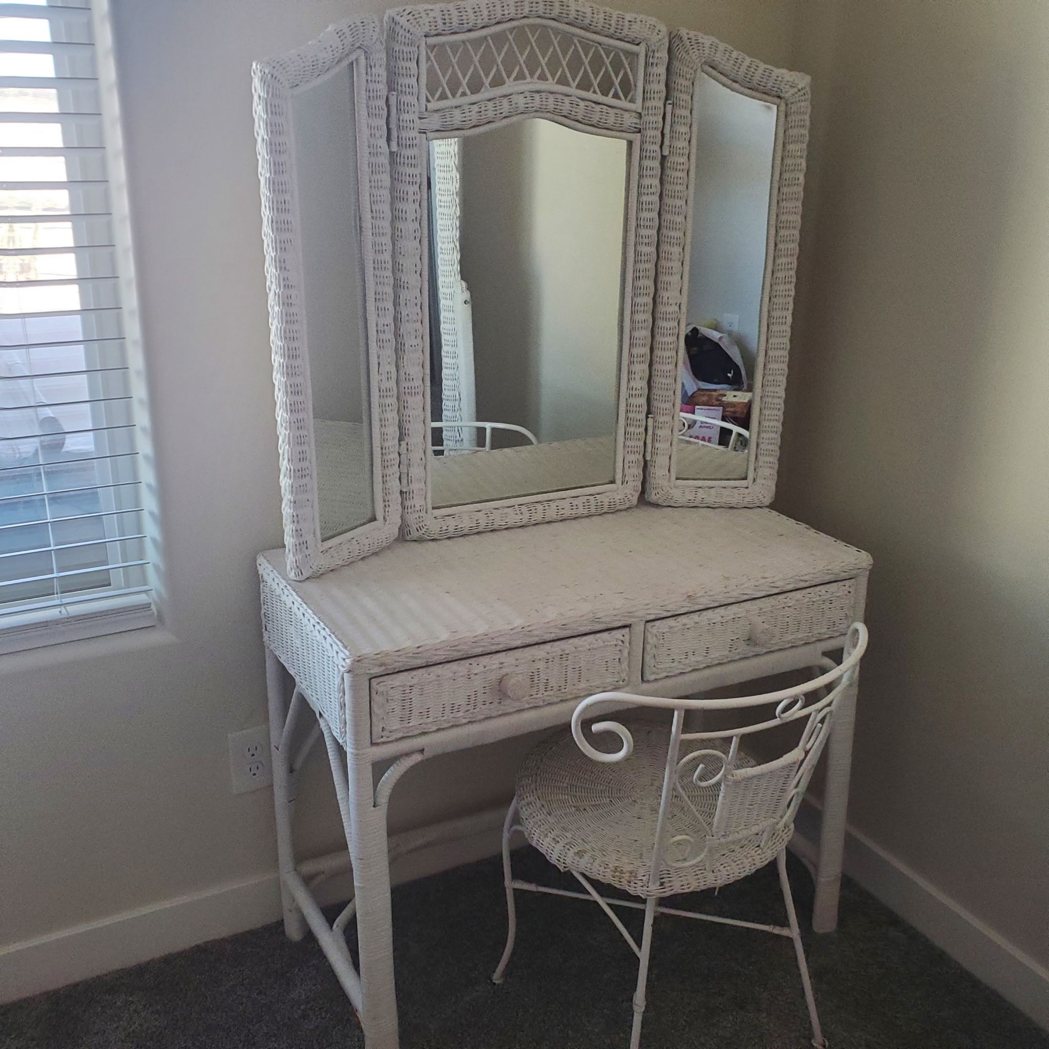 Vanity and Mirror $80