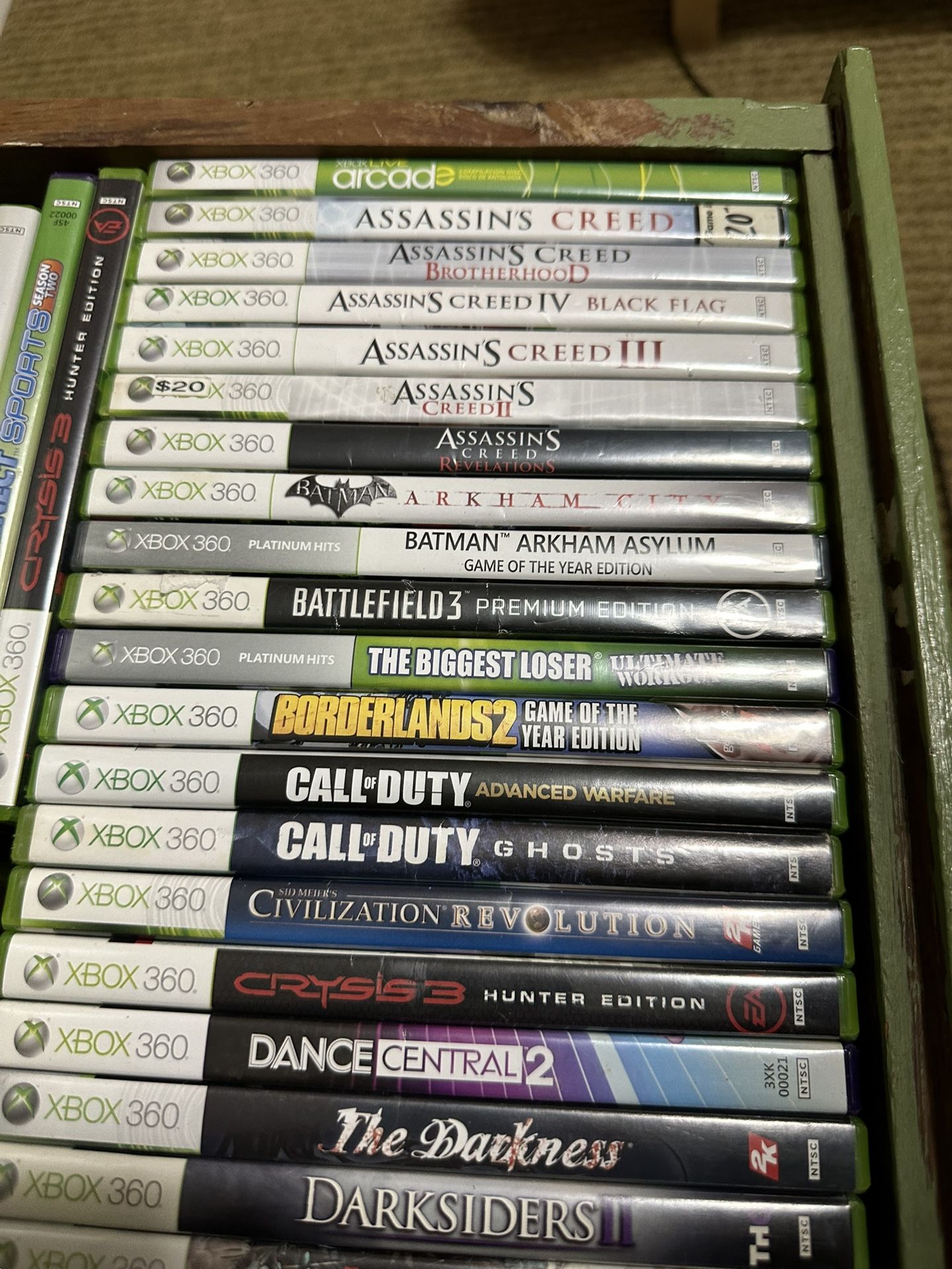 Xbox 360 Games $10 Each