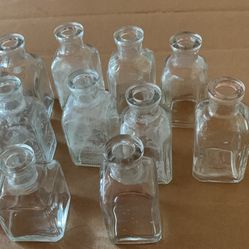 Lot Of Miniatures 2-3” Antique Bottles