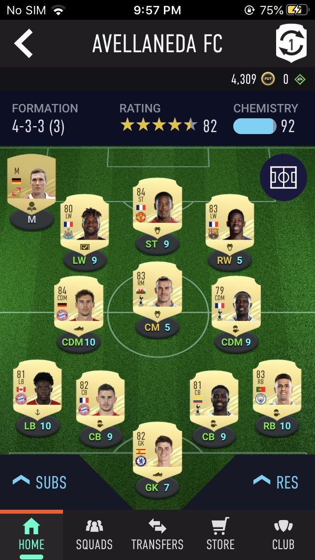 Fifa squad