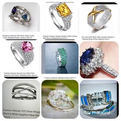 Sterling silver Rings for men& women $20 each 