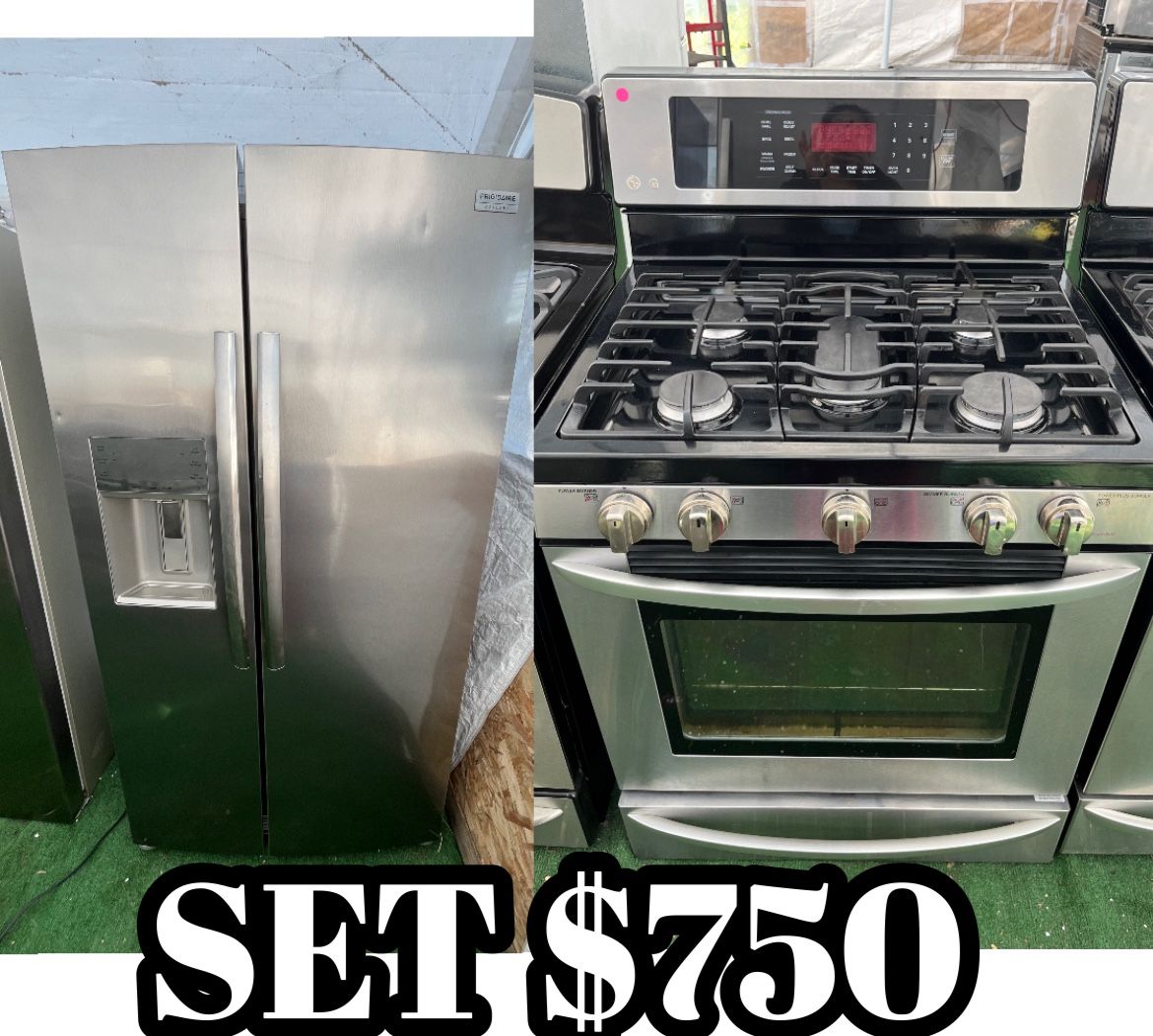 SET DE REFRIGERADOR Y ESTUFA EN BUENAS CON DICIONES