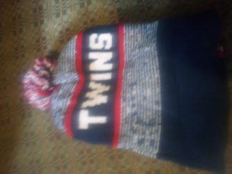 Minnesota Twins Caribou Winter Hat Size Large 