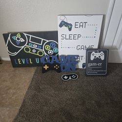Gamer Wall Decor
