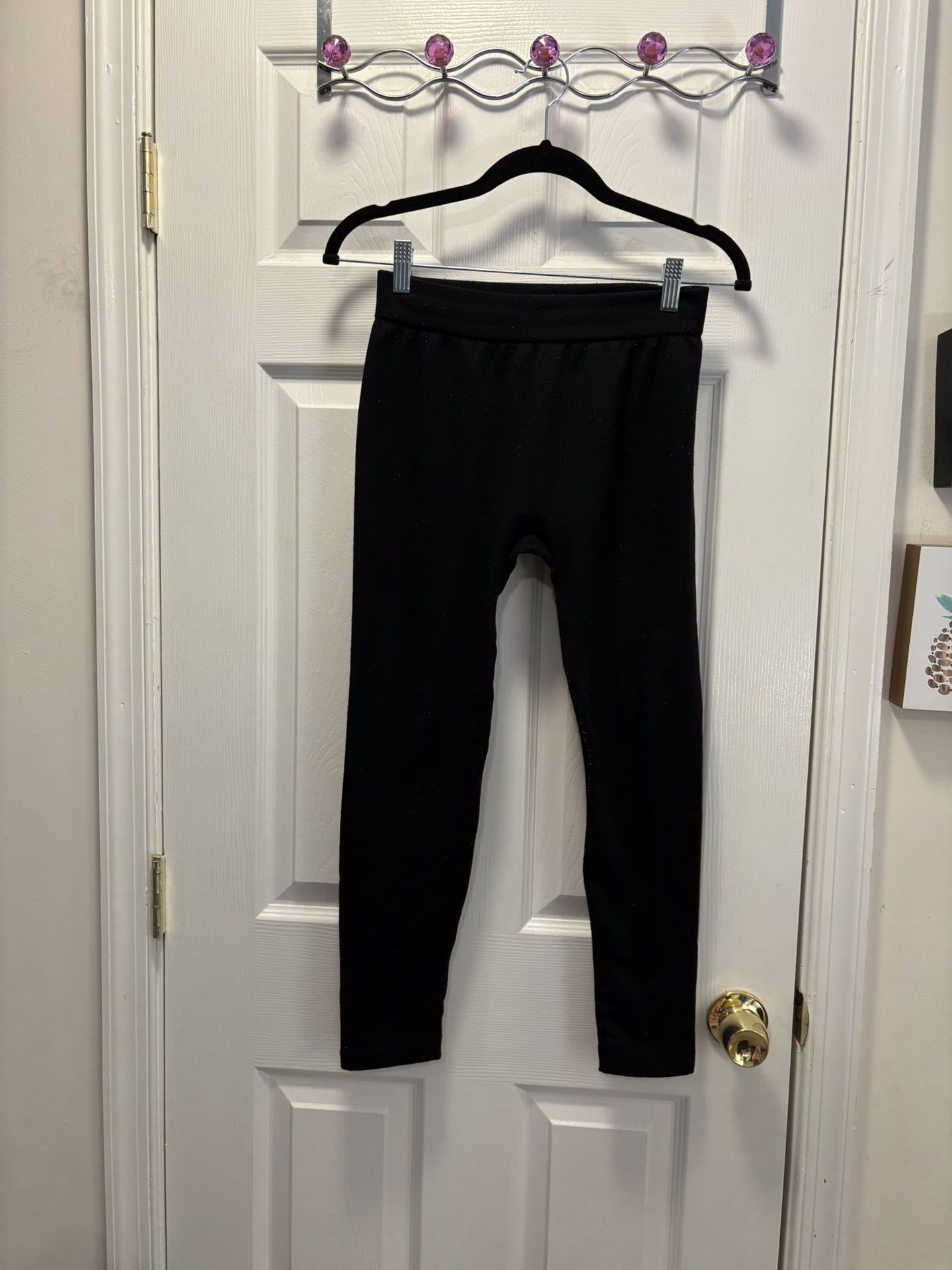Fleece Lined Black Leggings