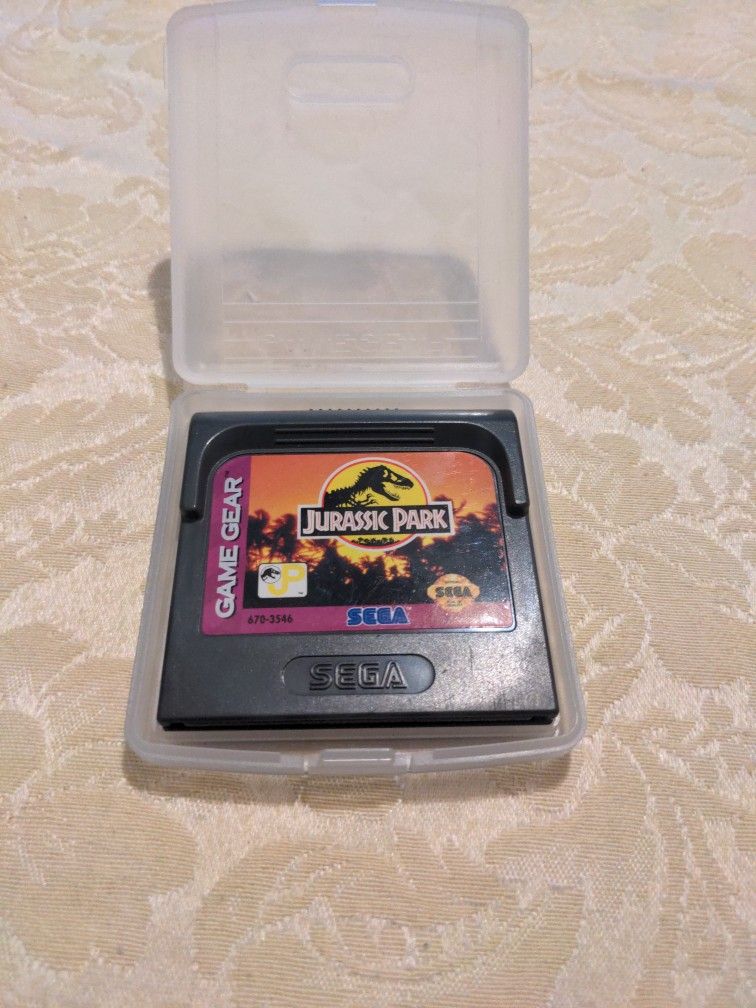 Game Gear Jurassic Park Sega Used Game.