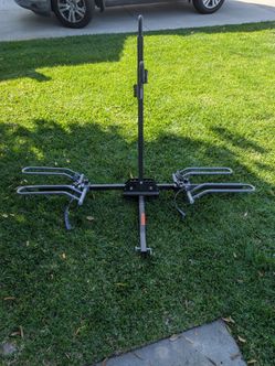 Tow hitch bike rack for 2