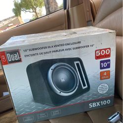 10 Inch Car Dual Speaker 