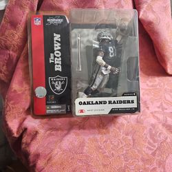 -Sealed- 2004 -Tim Brown- McFarlane Series 8 6" Football Figure TOY