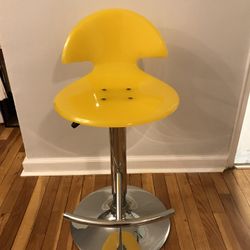 Yellow Modern Bar Stool