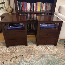 Solid Wood Coffee Table and Side Tables