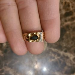10k Gold Ring With A Real Stone