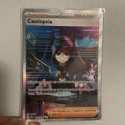 Cassiopeia Pokémon Trainer Card 