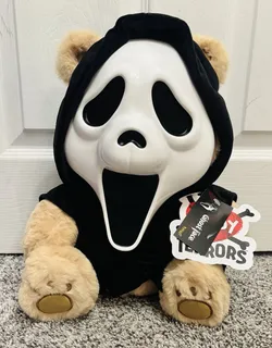 Ghostface Scream Teddy Terror Plush Bear Spirit Halloween Exclusive - Super Soft