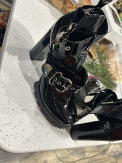 Black Platform Heels Size 10