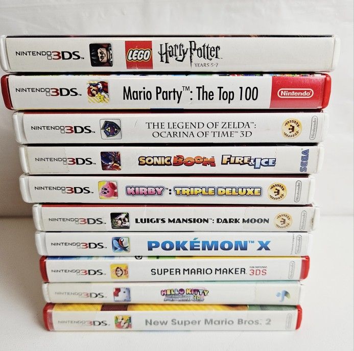 Original Nintendo 3DS Video Game Bundle Lot Of 10 TESTED