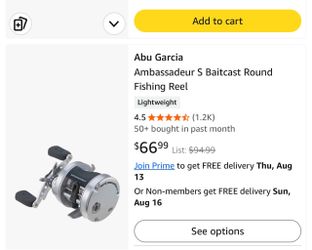 Abu Garcia Ambassadeur S Baitcast Fishing Reel $45 obo