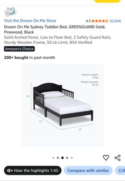 Toddler bed