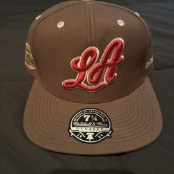 Lakers NBA Finals Mitchell & Ness Fitted Hat  7 1/4 