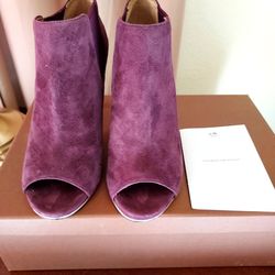 Coach size 6.5 open toe booties