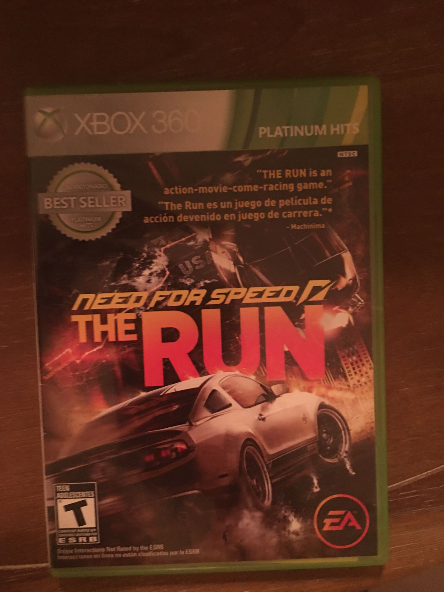 Xbox 360 need for speed the run