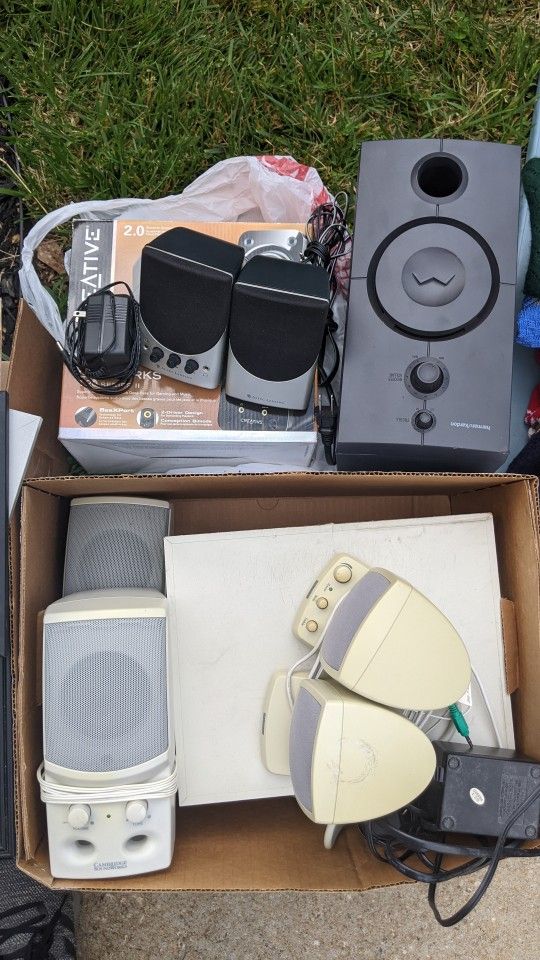 Speakers and low bass boosters