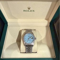 Tiffany Blue Rolex Date Just 36mm