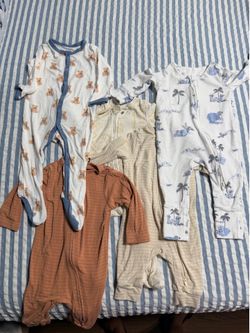 Newborn Baby Sleepers Bundle (4 Pieces)